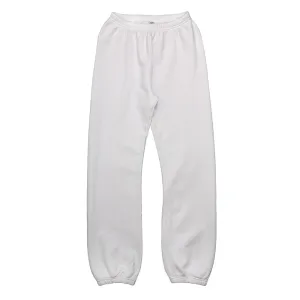 17.5 oz Fleece 26" Inseam "SIENA" Sweatpants - White