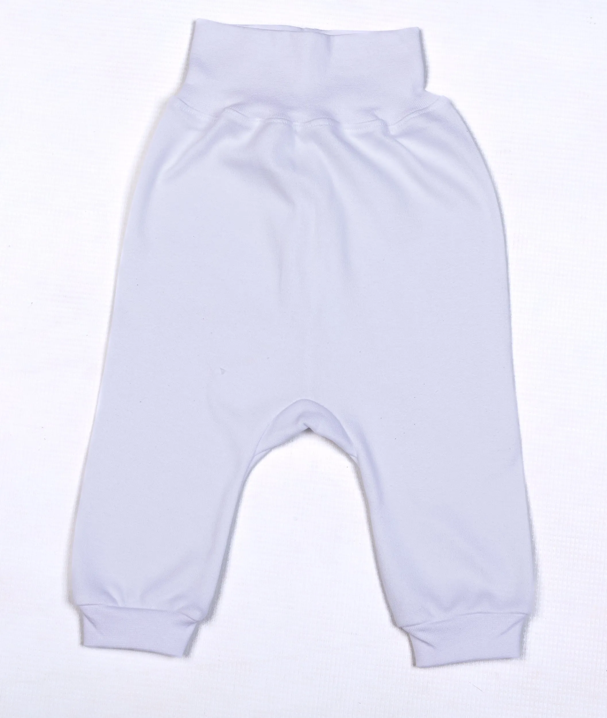 2-Pack 100% Cotton Baby Blank Sweatpants In Mixed Colours