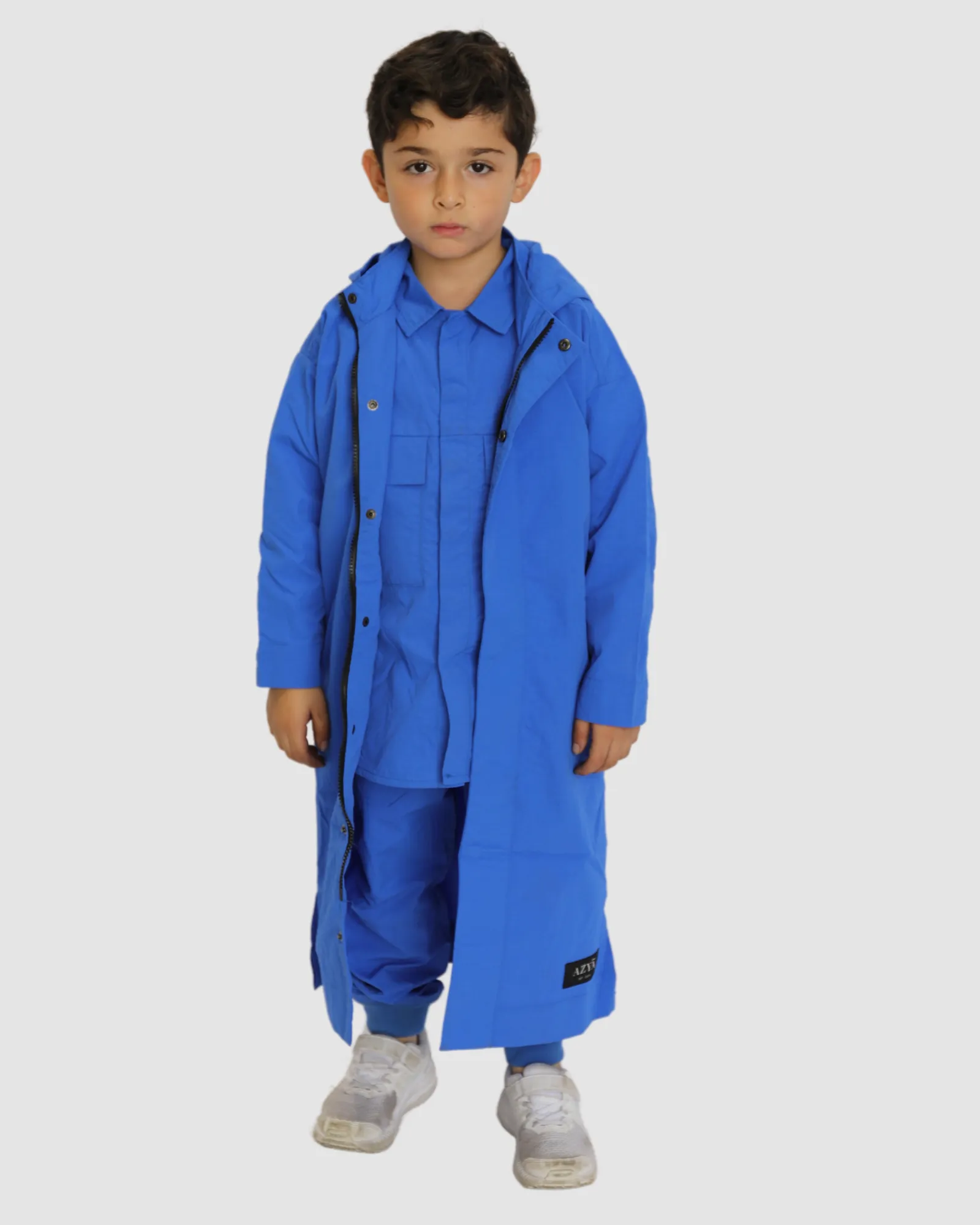 600 KIDS FULL-LENGTH JACKET // COBALT BLUE