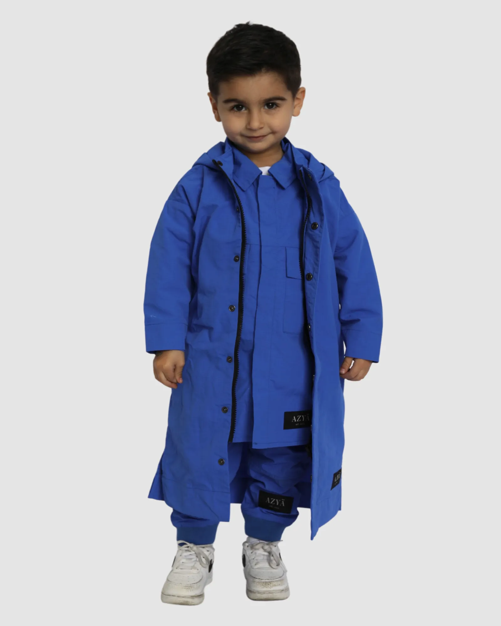 600 KIDS FULL-LENGTH JACKET // COBALT BLUE