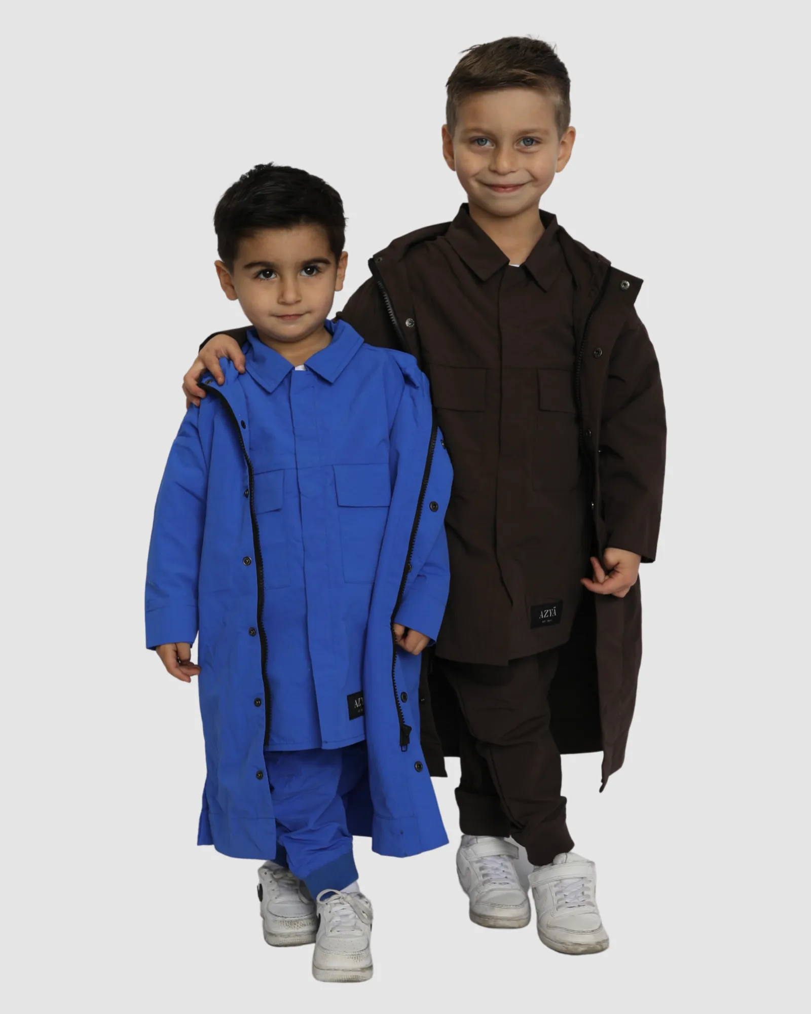 600 KIDS FULL-LENGTH JACKET // COBALT BLUE