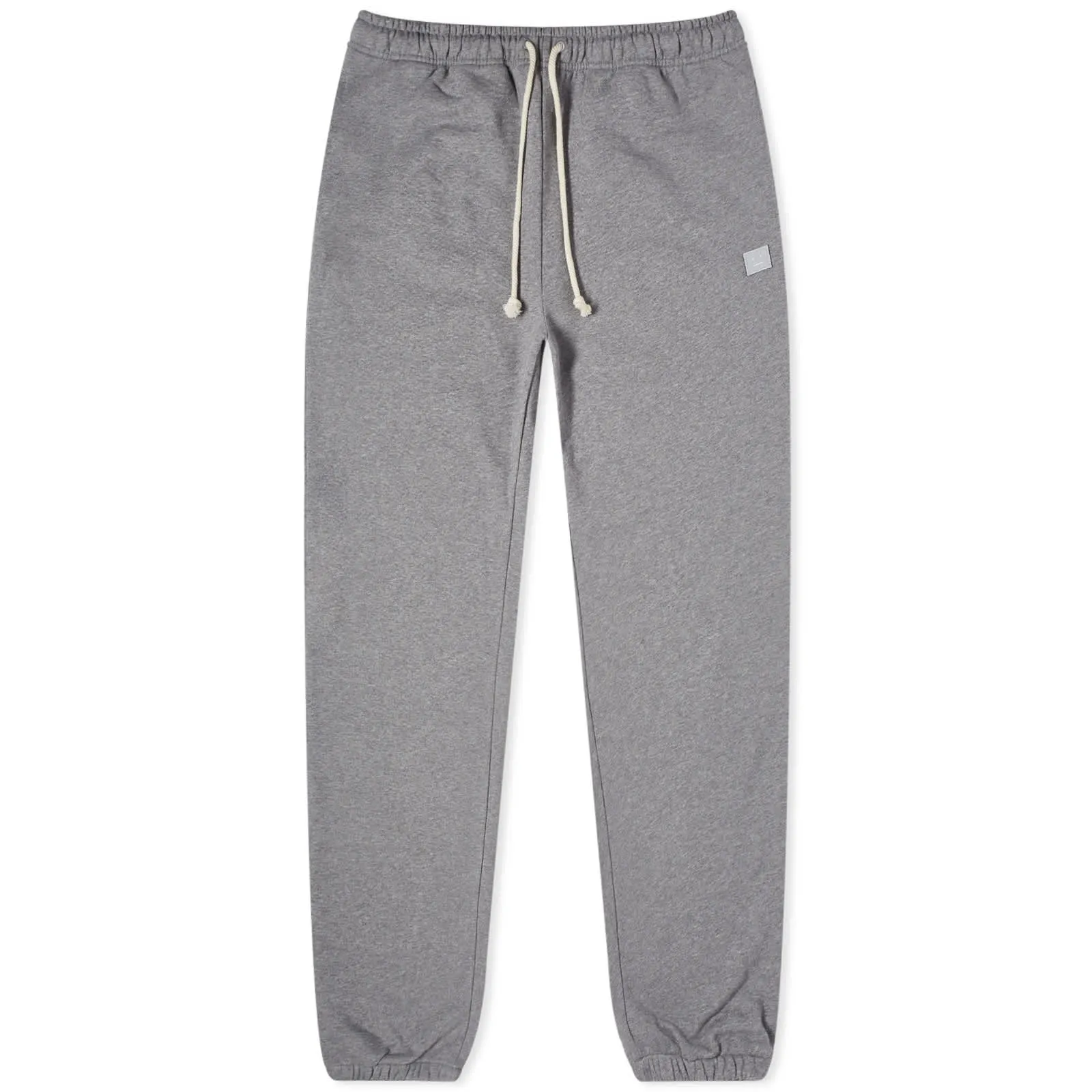 Acne Studios Frack Face Track Pants, Light Gray Melange