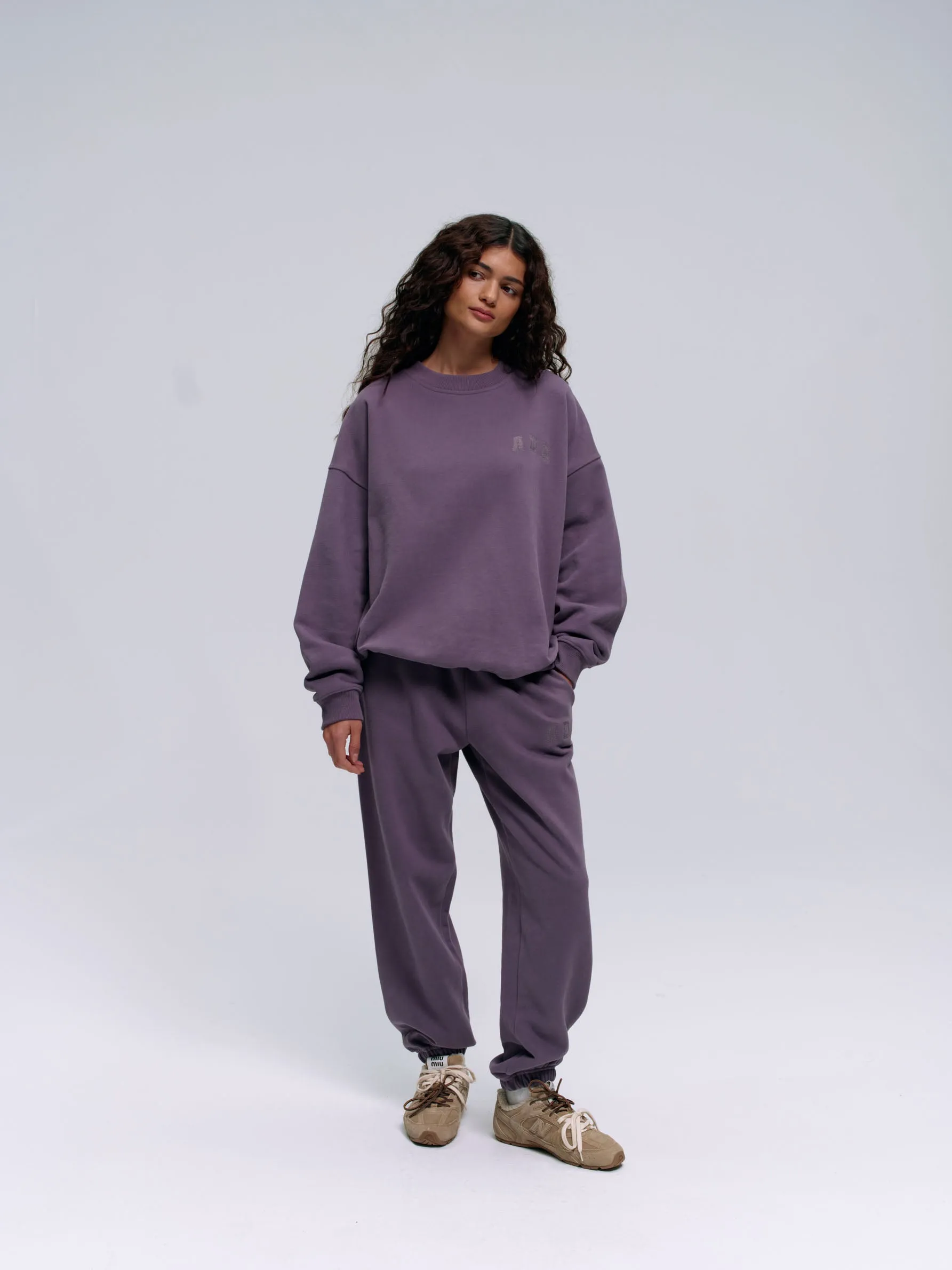 ADA Stitch Sweatpants - Violet Purple