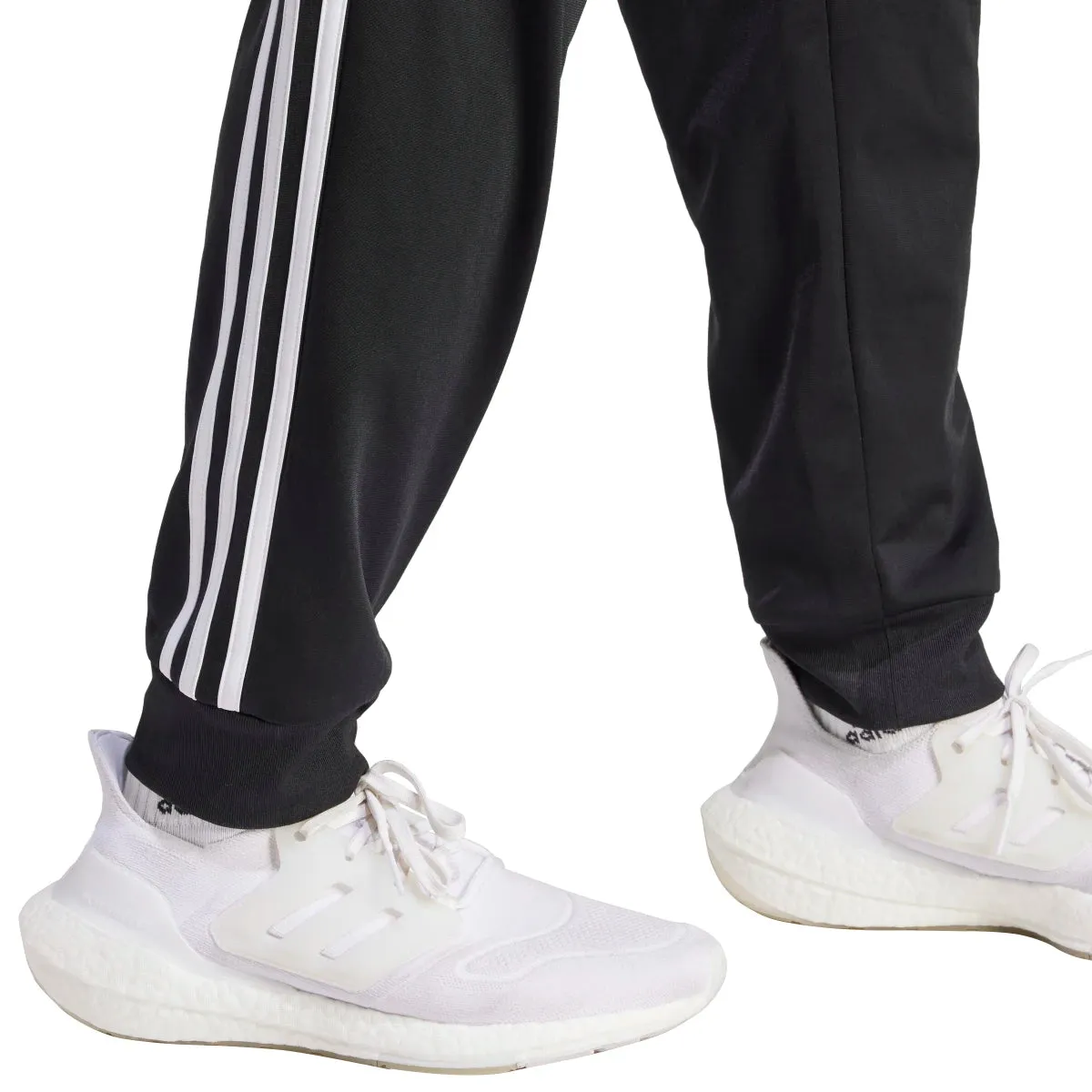 adidas Men's Essentials Warm-Up Tapered 3-Stripes Tracksuit Pants