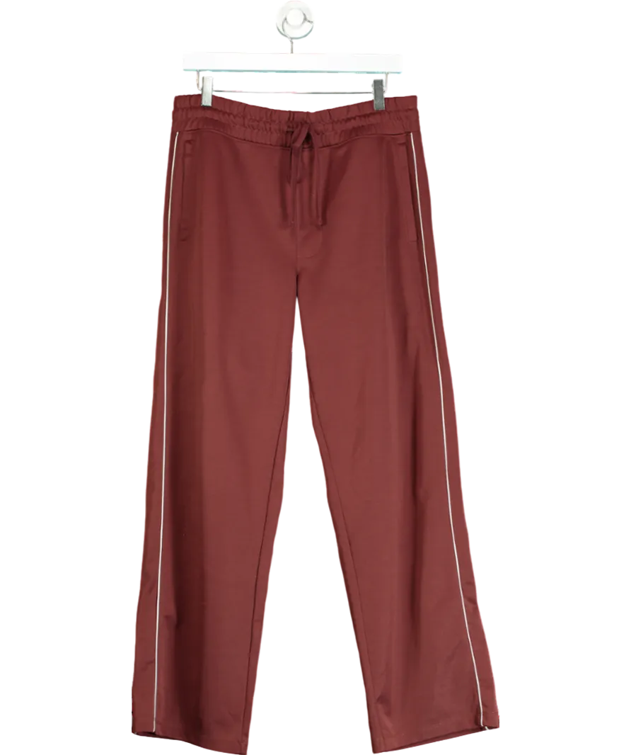 All Saints Brown Wide Leg Sweatpants UK M