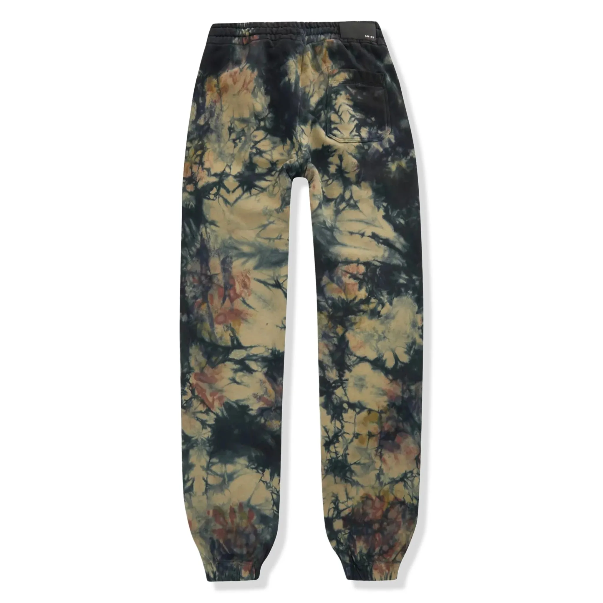 Amiri Kids Bones Tie Dye Green Sweatpants