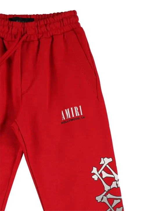 Amiri   Printed cotton sweatpants 