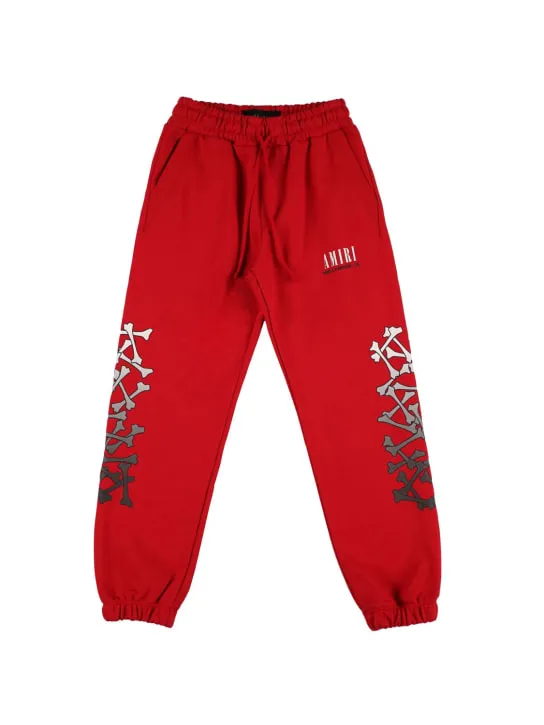 Amiri   Printed cotton sweatpants 