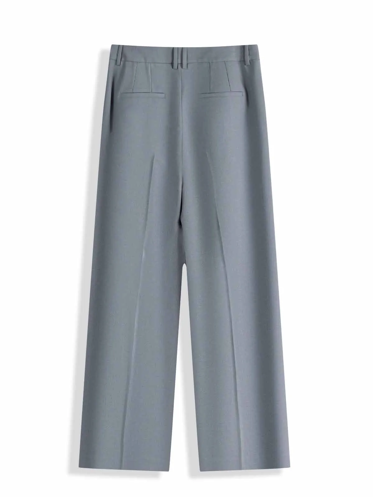 ASOBIO Relaxed Fit Straight-Leg Wool Blend Trousers