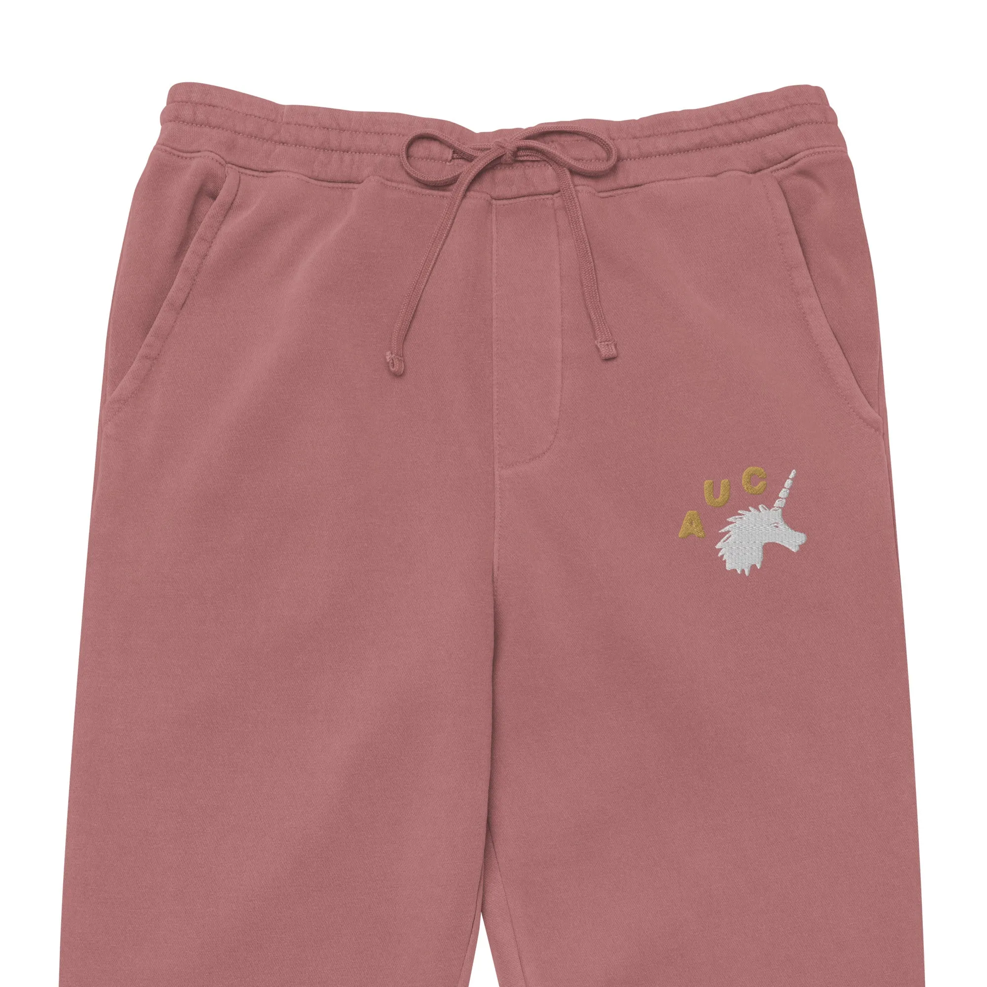 AUC Unicorn - Embroidered Heavy-Weight Garment-Dyed Sweatpants - Unisex