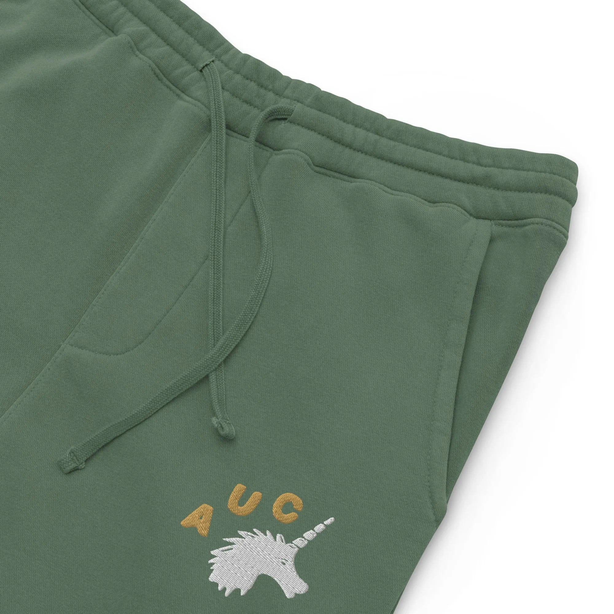 AUC Unicorn - Embroidered Heavy-Weight Garment-Dyed Sweatpants - Unisex