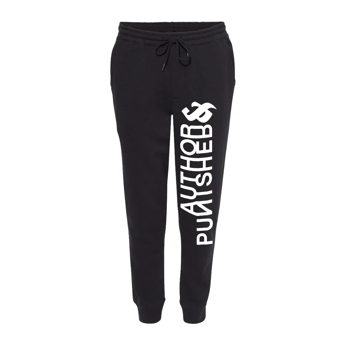 Author & Punisher "Classic Logo" Black Joggers