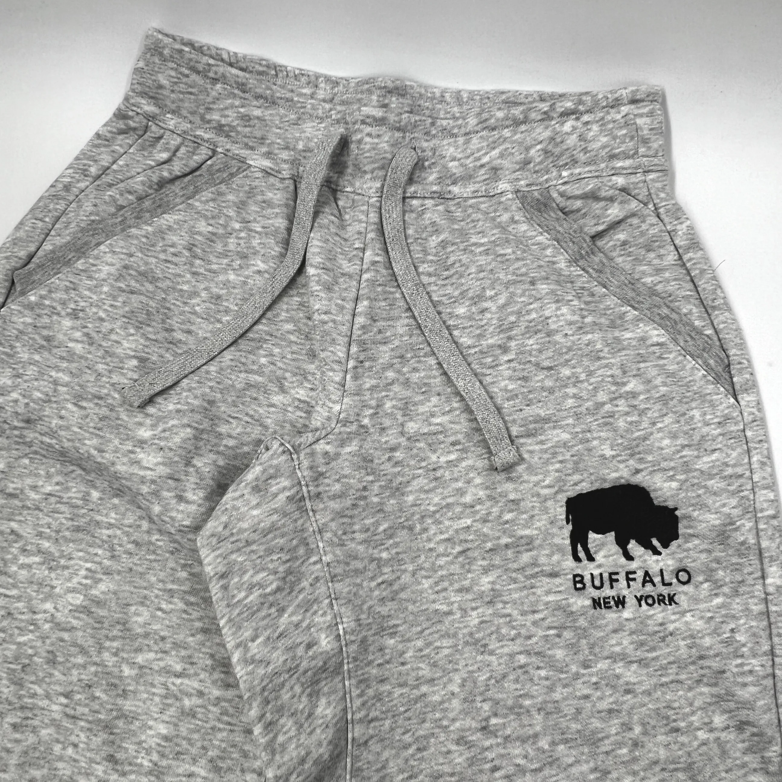 BFLO Heather Grey With Embroidered Buffalo, NY Sweatpants