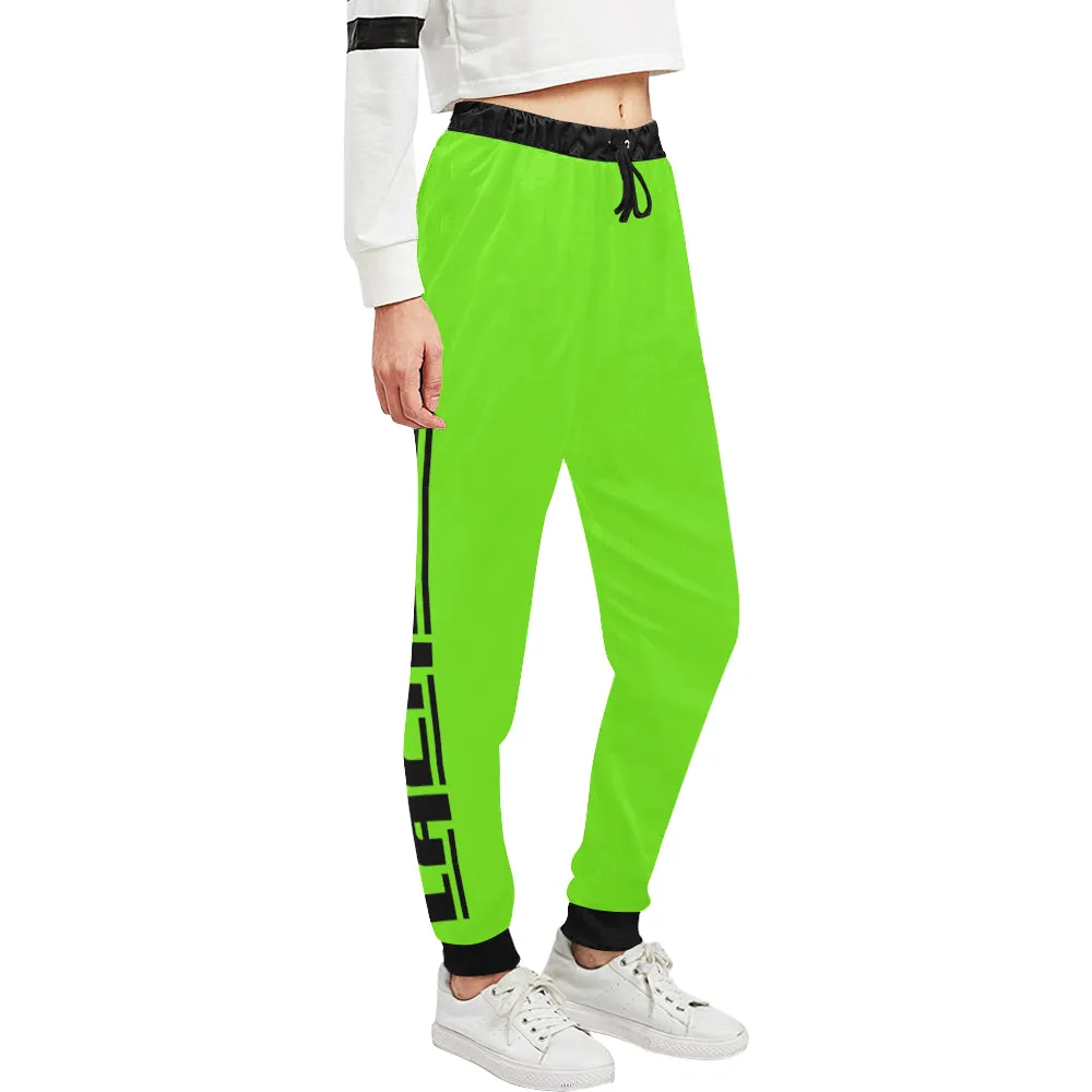 BLACC BORDER FLUO Women's All Over Print Sweatpants