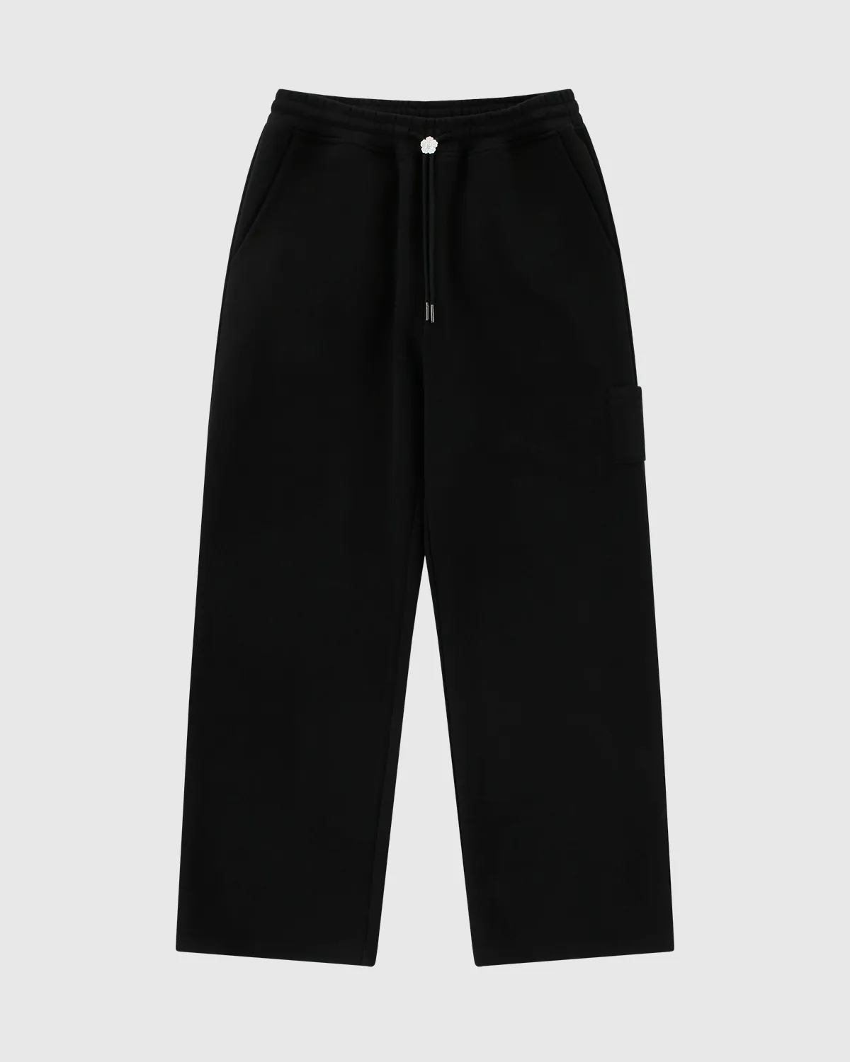 Black Logo Bolo Tie Sweatpants