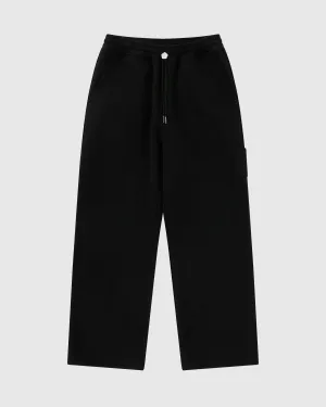 Black Logo Bolo Tie Sweatpants