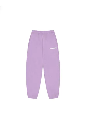 BLOCK CUFFED SWEATPANTS | LILAC