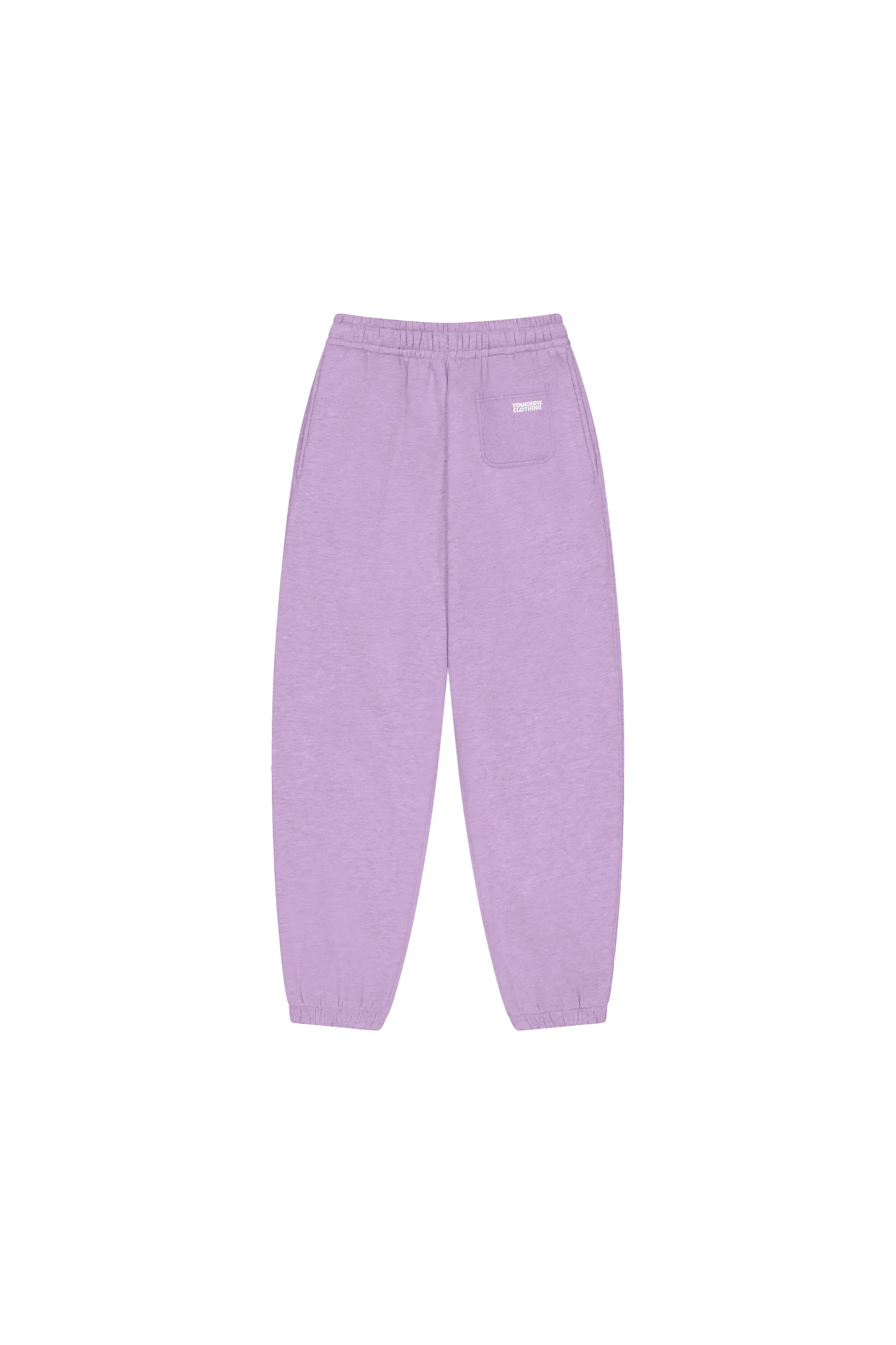 BLOCK CUFFED SWEATPANTS | LILAC