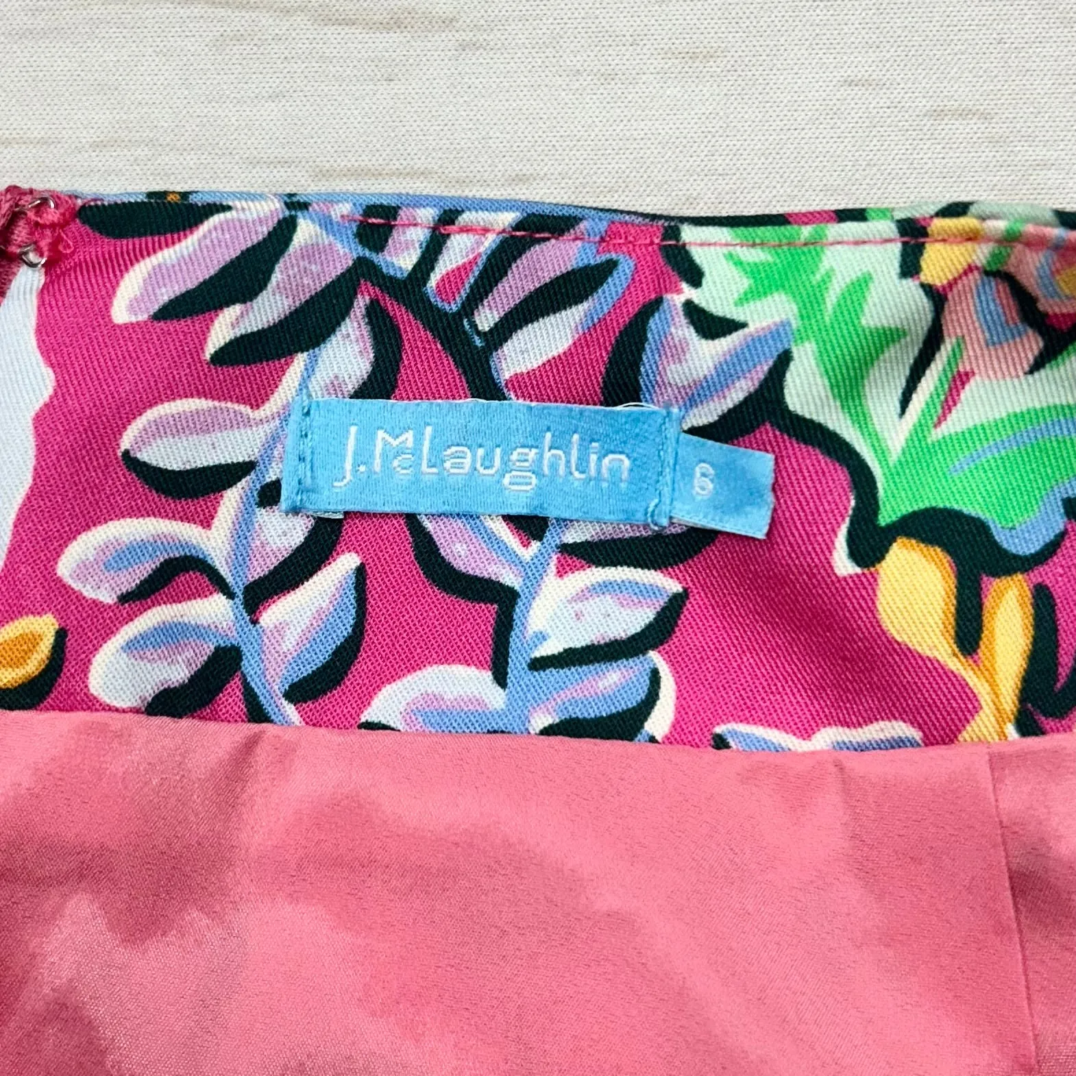 Blue & Pink Skirt Midi By J Mclaughlin, Size: 6