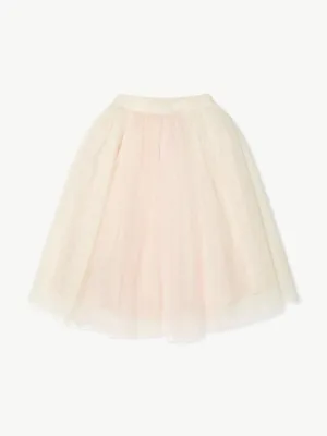 Bonpoint Girls Tulle Panice Maxi Skirt in Pink