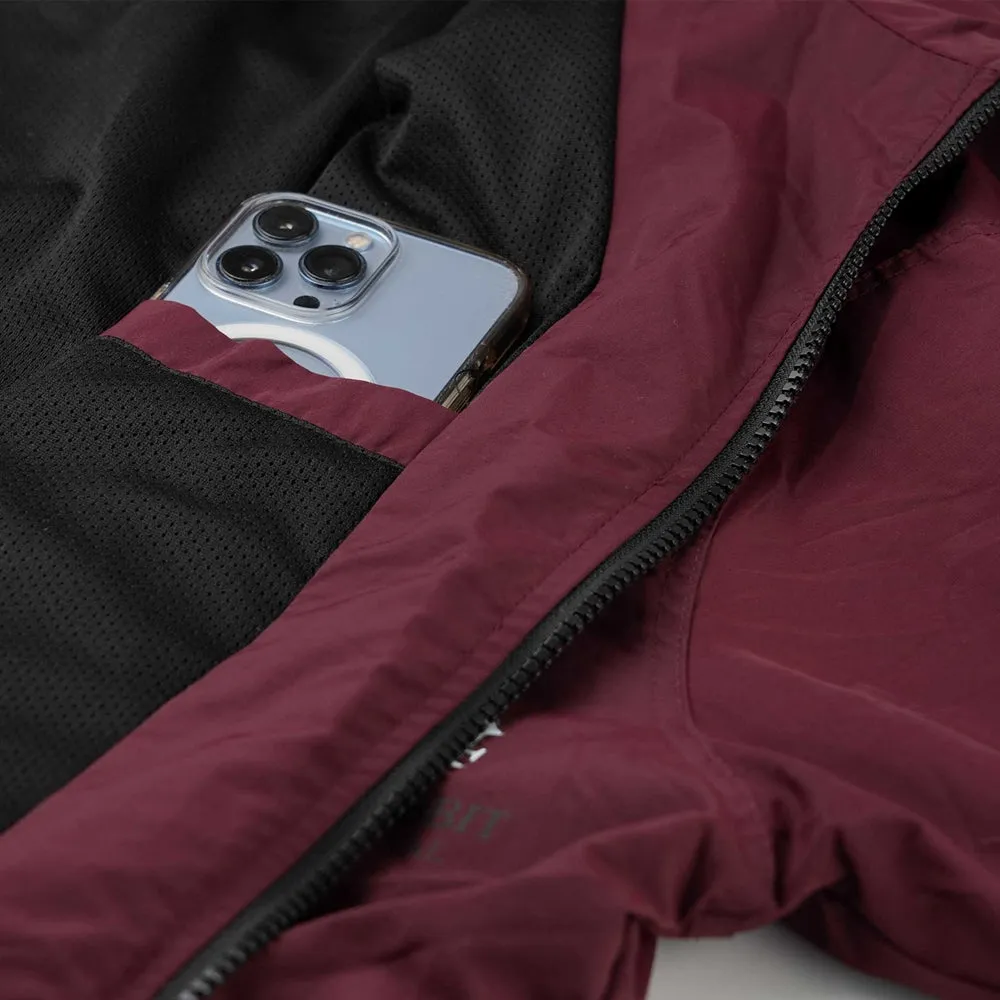 BSR SPORTY TRACK JACKET BURGUNDY