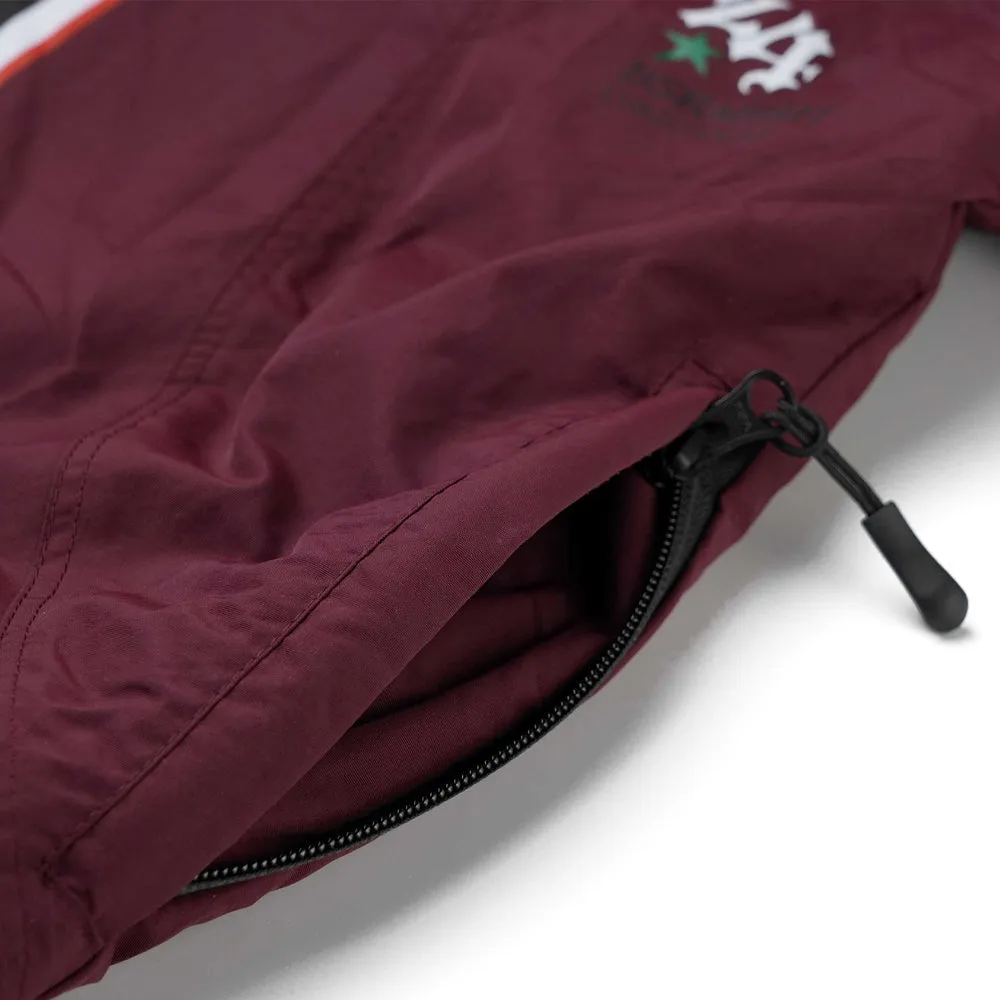 BSR SPORTY TRACK JACKET BURGUNDY