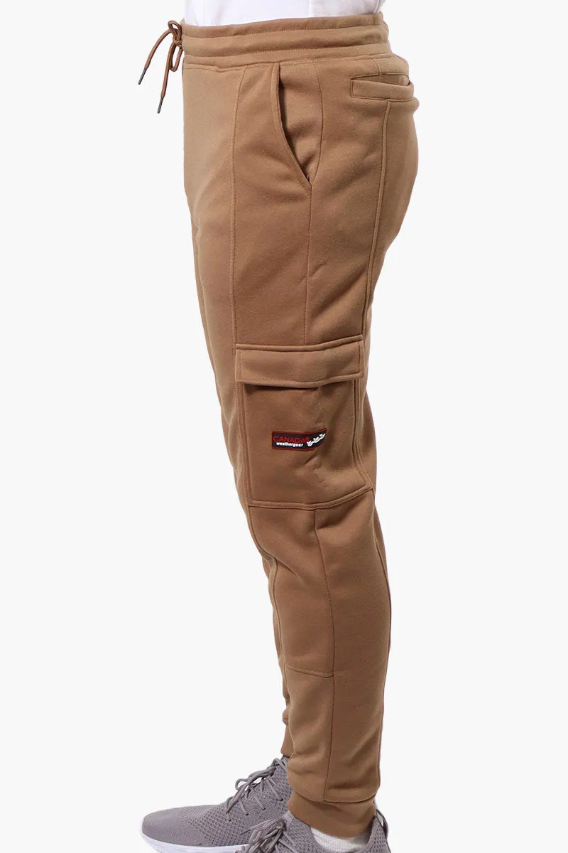 Canada Weather Gear Tie Waist Cargo Joggers - Camel