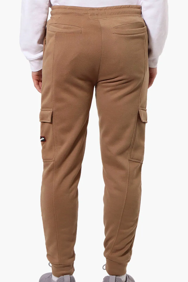 Canada Weather Gear Tie Waist Cargo Joggers - Camel