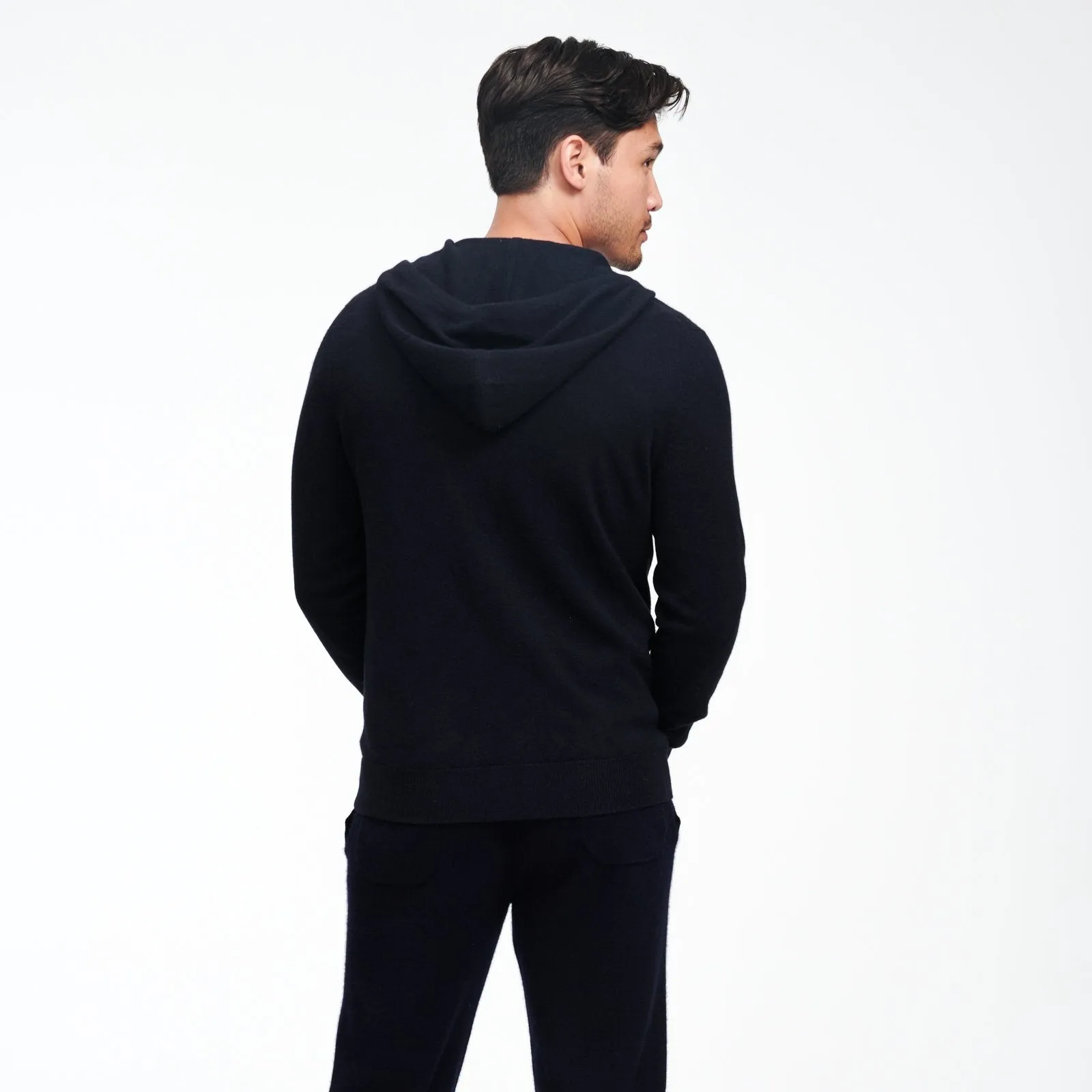 Cashmere Quarter Zip Hoodie