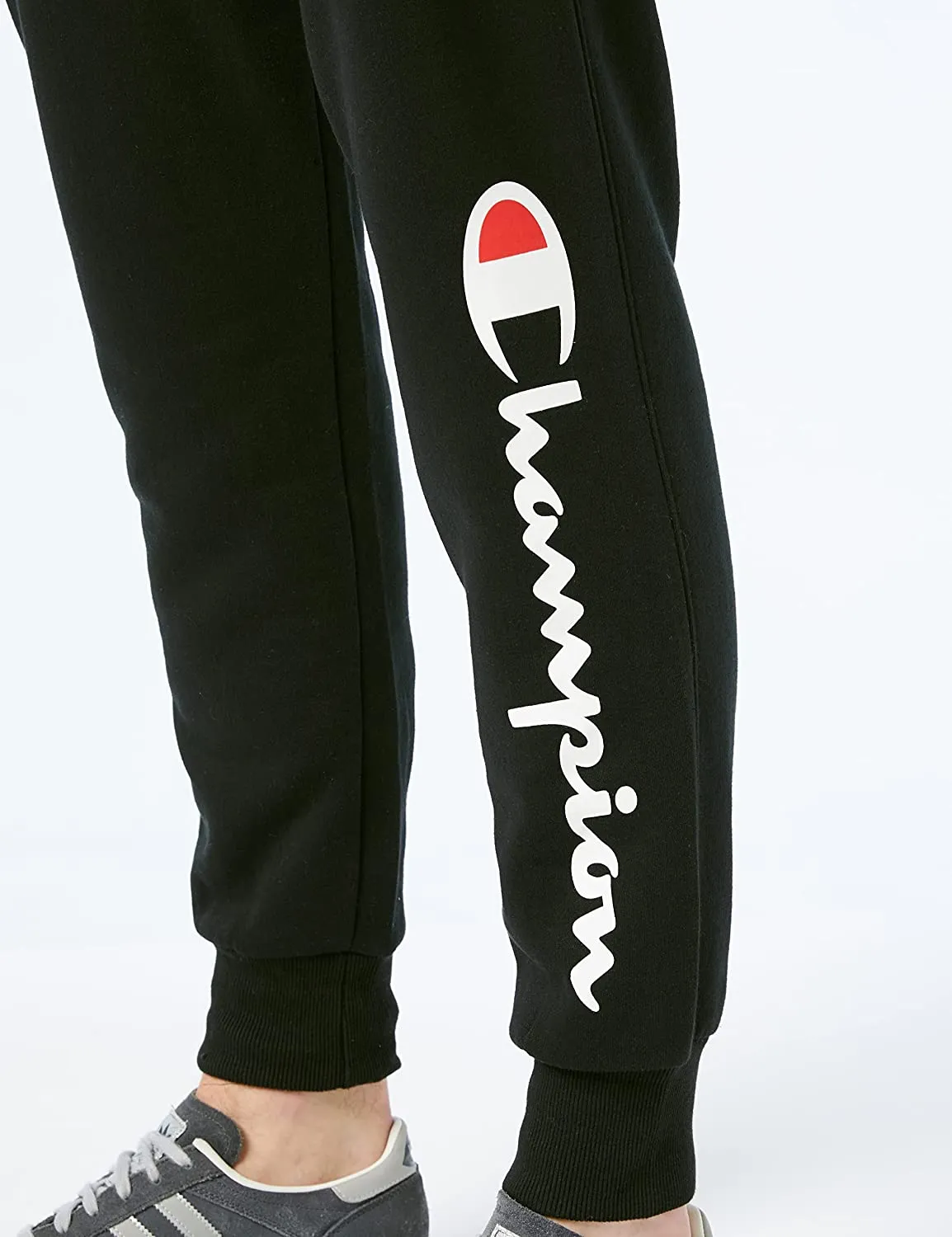 Champion Men's Script Logo Powerblend Fleece Joggers