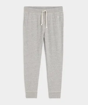 Champion Midweight Slim Jogger Sweatpant in Antique Grey Mix