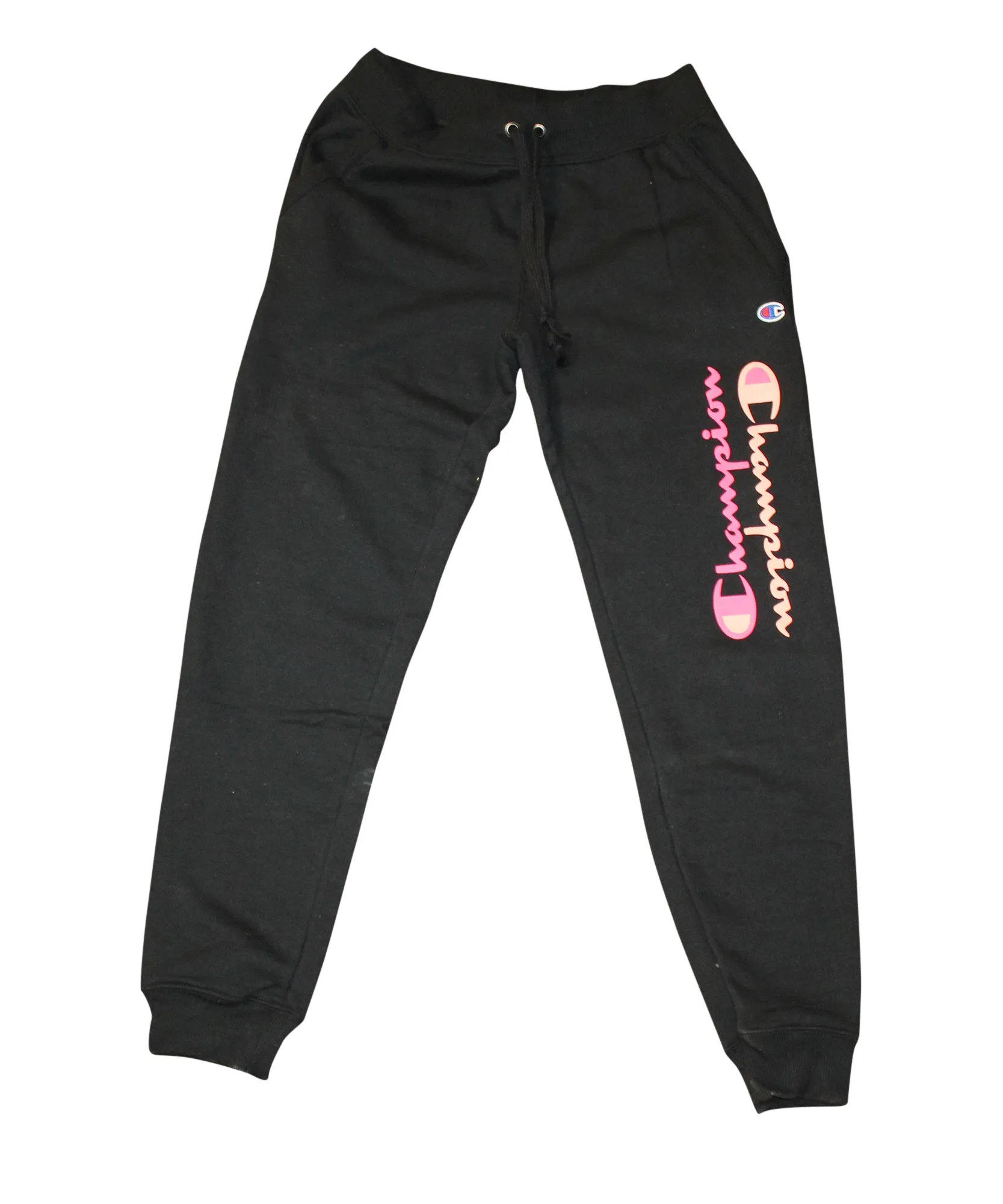 Champion Women's Powerblend Fleece Joggers with Foil Script Logo