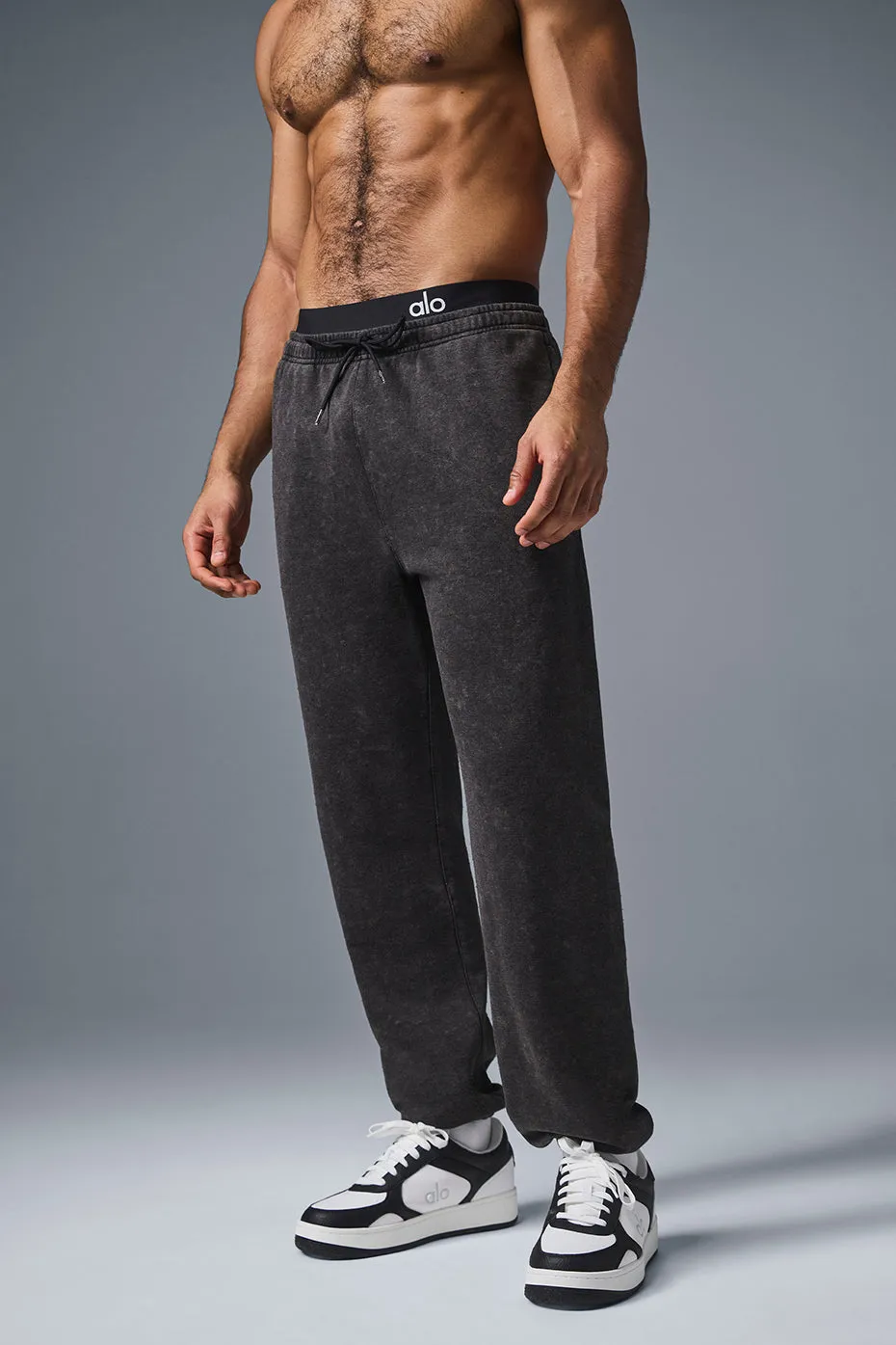 Chill Vintage Wash Sweatpant - Black Wash