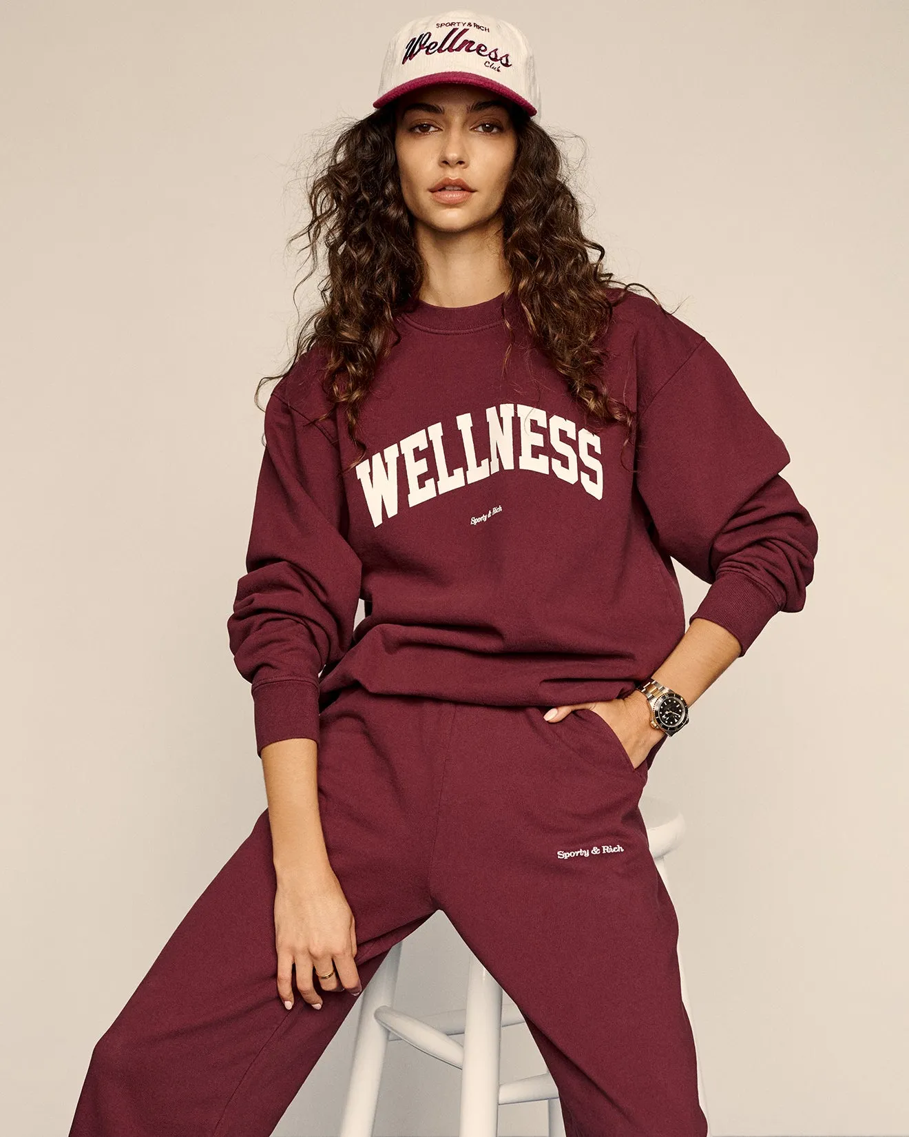 Classic Logo Sweatpants - Merlot