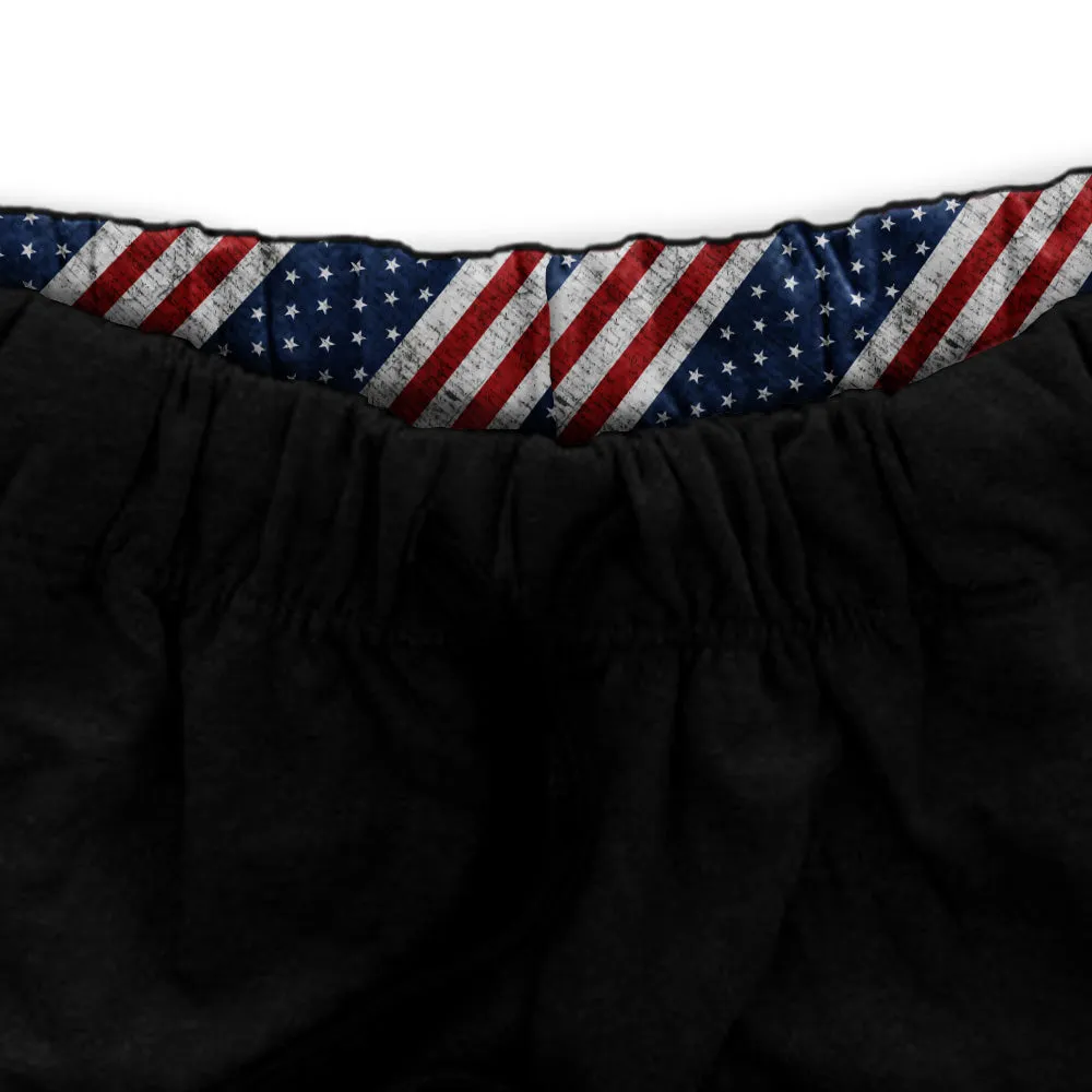 Classic Sweatpants | American Flag | Black