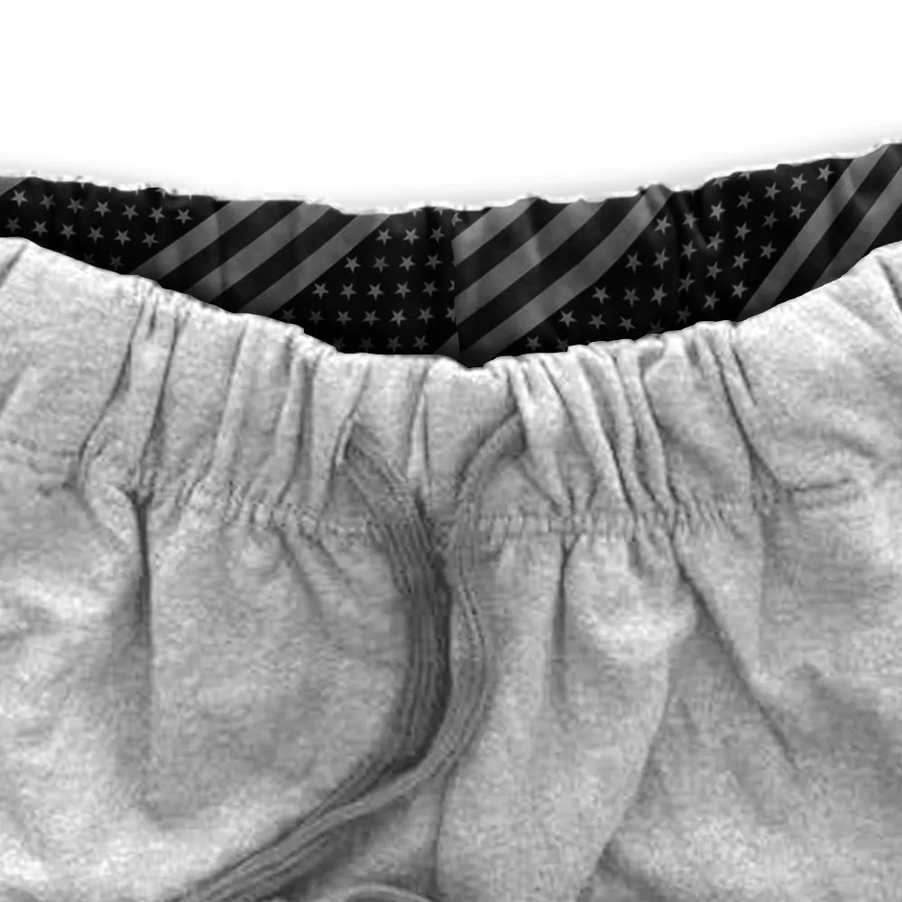 Classic Sweatpants | Blackout American Flag | Light Heather Grey PreOrder