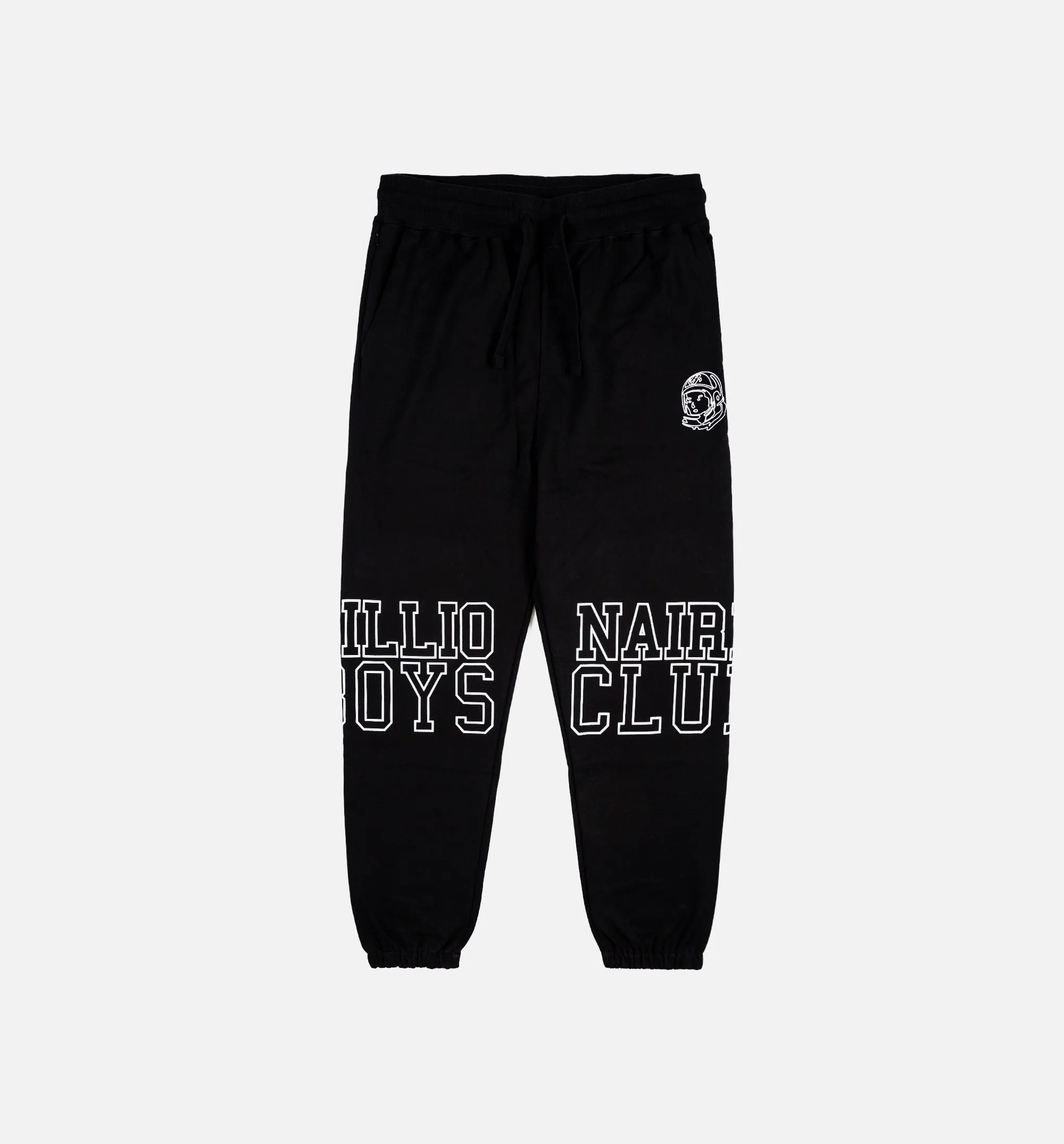 Club BB Academic Print Mens Sweatpants - Black/White