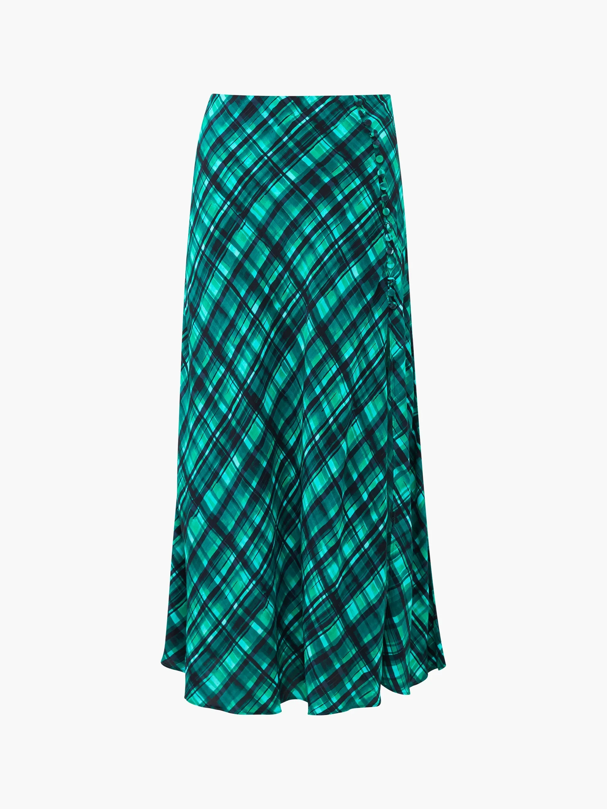 Dani Eco Check Delphine Midi Skirt