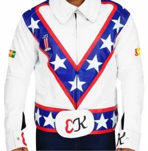 Daredevil Evel Knievel White Biker Jacket