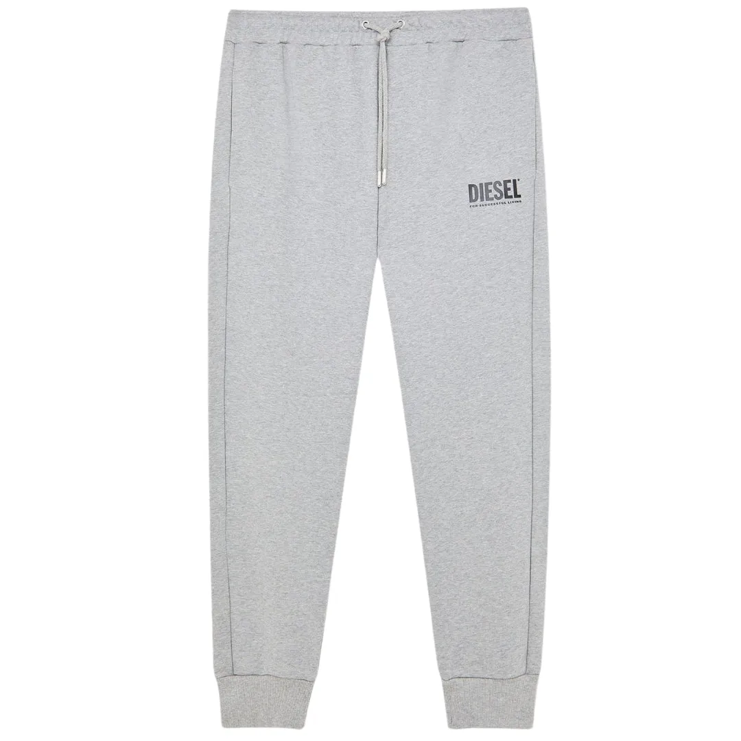 Diesel Small Logo Grey Sweat Pants