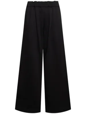 Dries Van Noten   Hama double pleat wide leg sweatpants 