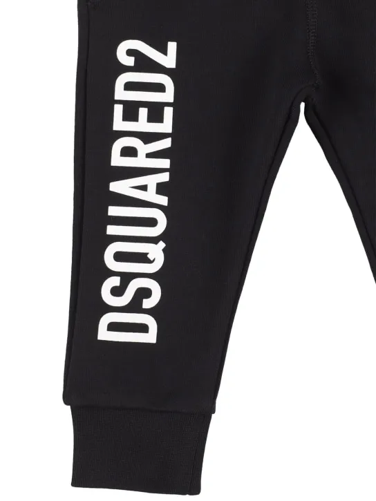 Dsquared2   Logo print cotton sweatpants 