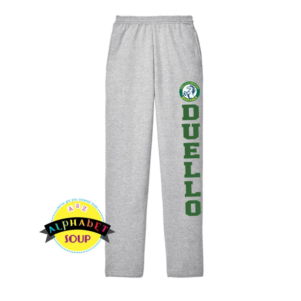 Duello Elementary Open Bottom Cuff Sweatpants