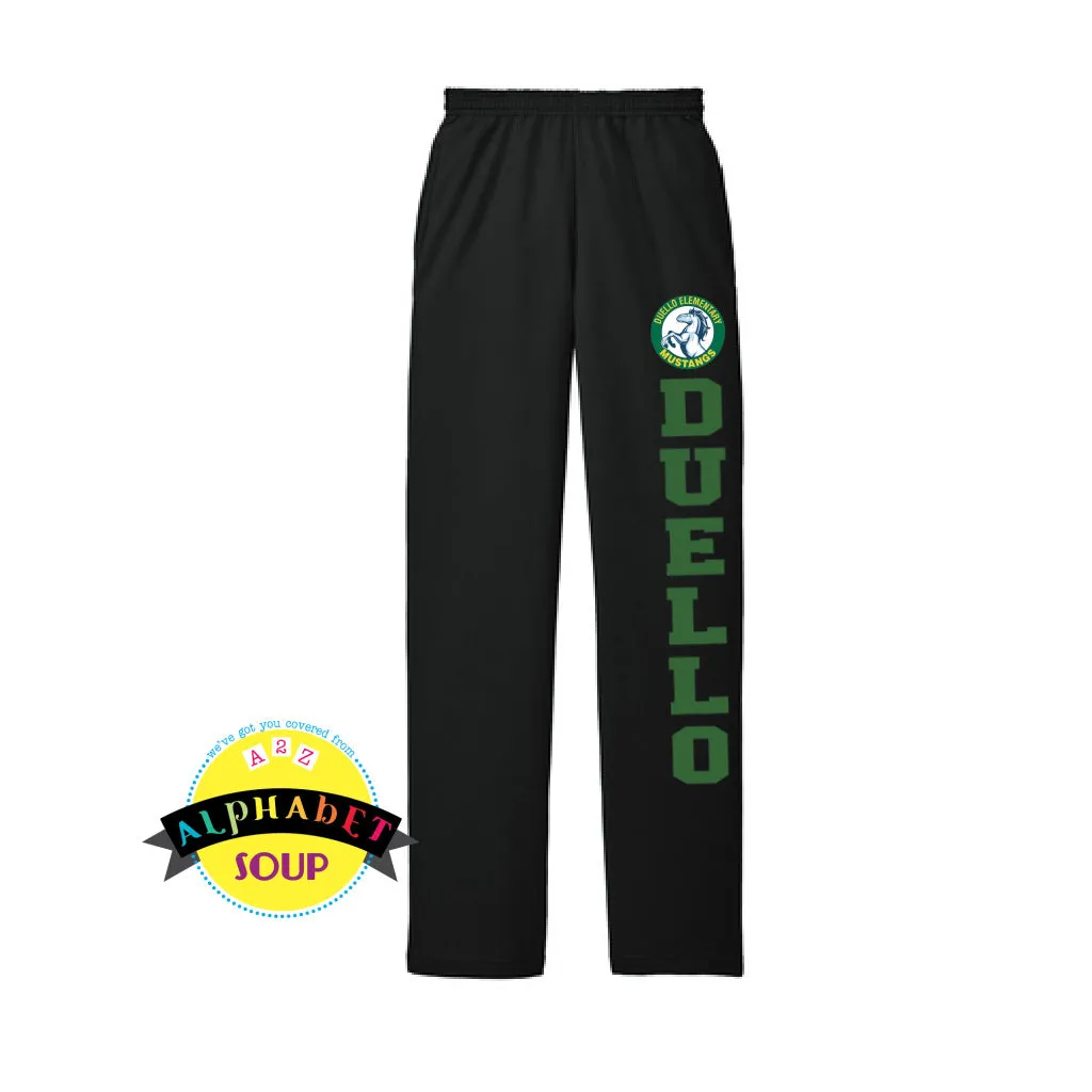 Duello Elementary Open Bottom Cuff Sweatpants