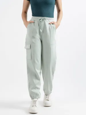 Elle Women Solid Relaxed Fit Sweatpant