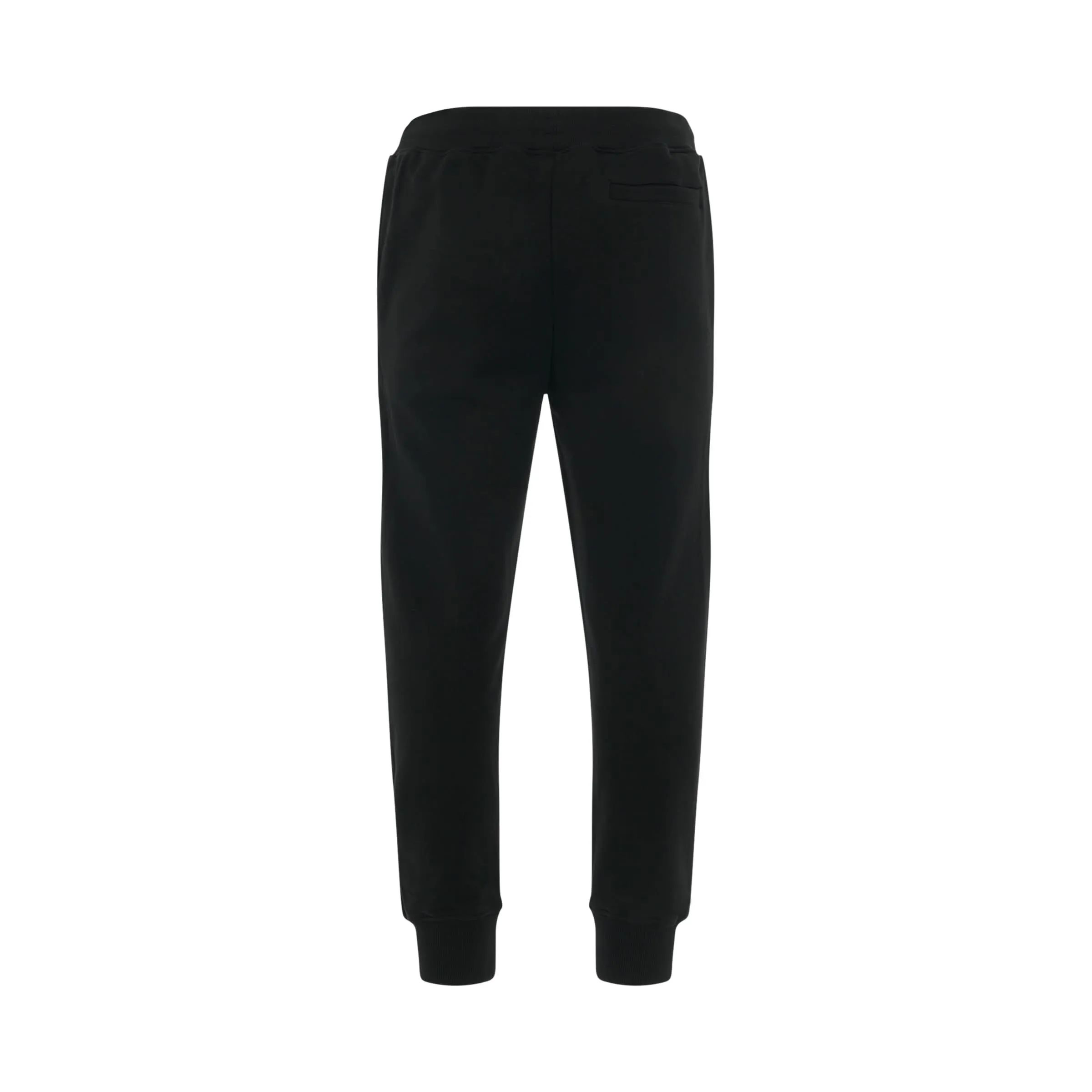 Essential Logo Cotton Sweatpants in Black