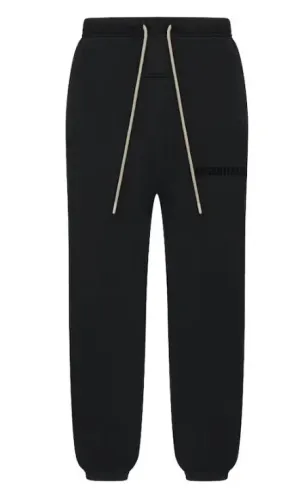 ESSENTIALS FOG BONDED SWEATPANTS BLACK