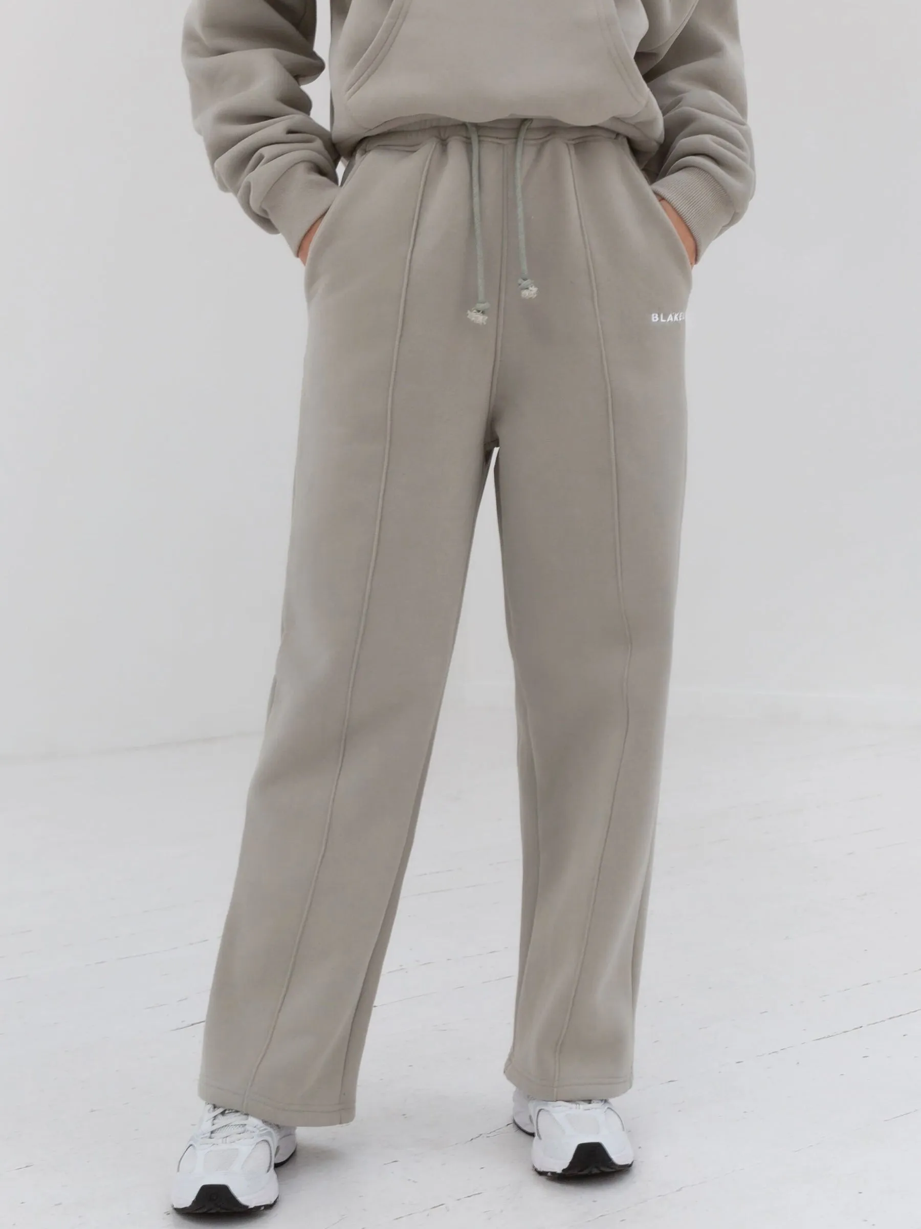 Everyday Wide Leg Sweatpants - Grey