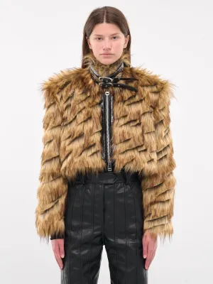 Faux Fur Jacket (JCAPBR02-BROWN)