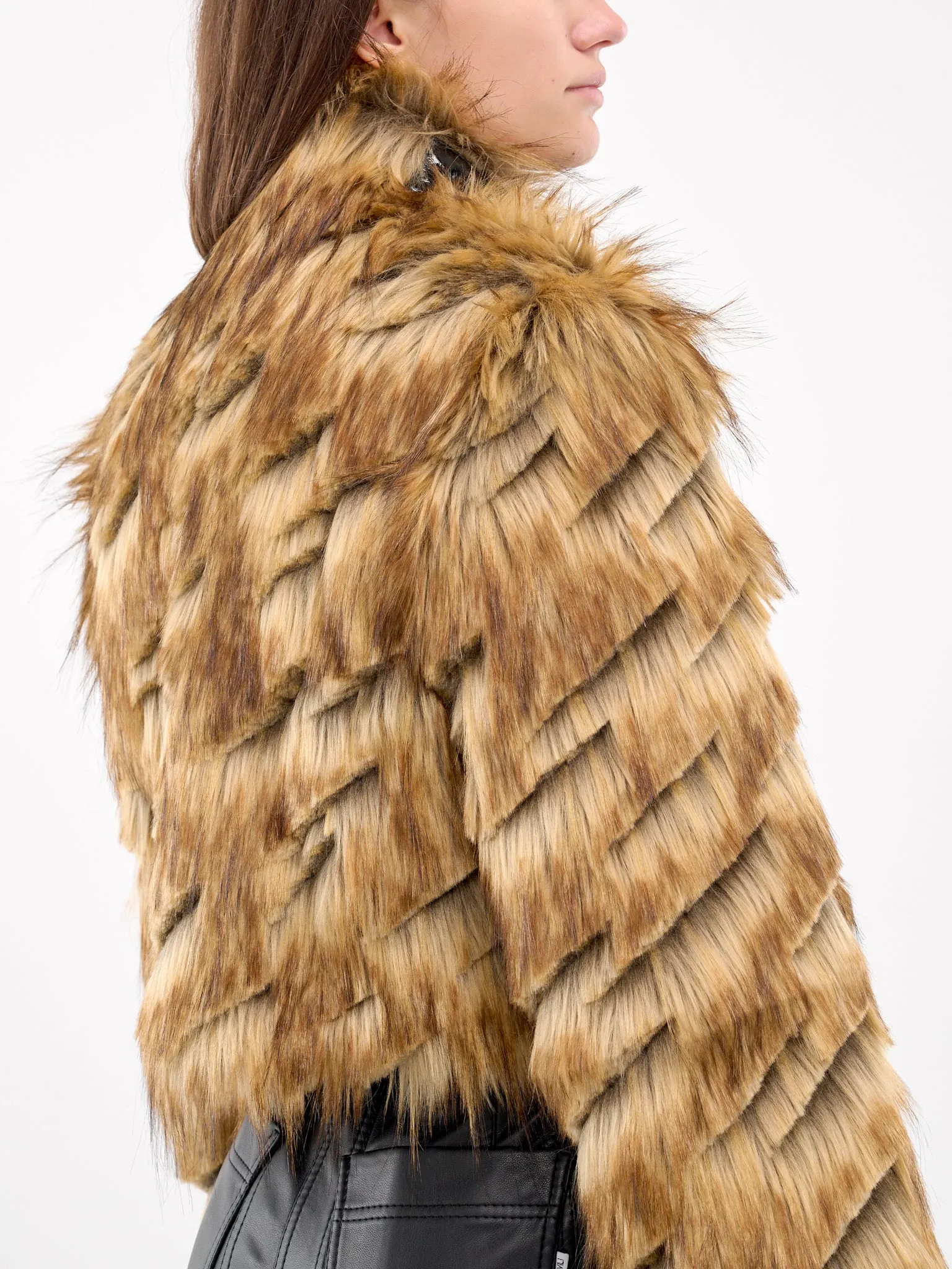 Faux Fur Jacket (JCAPBR02-BROWN)